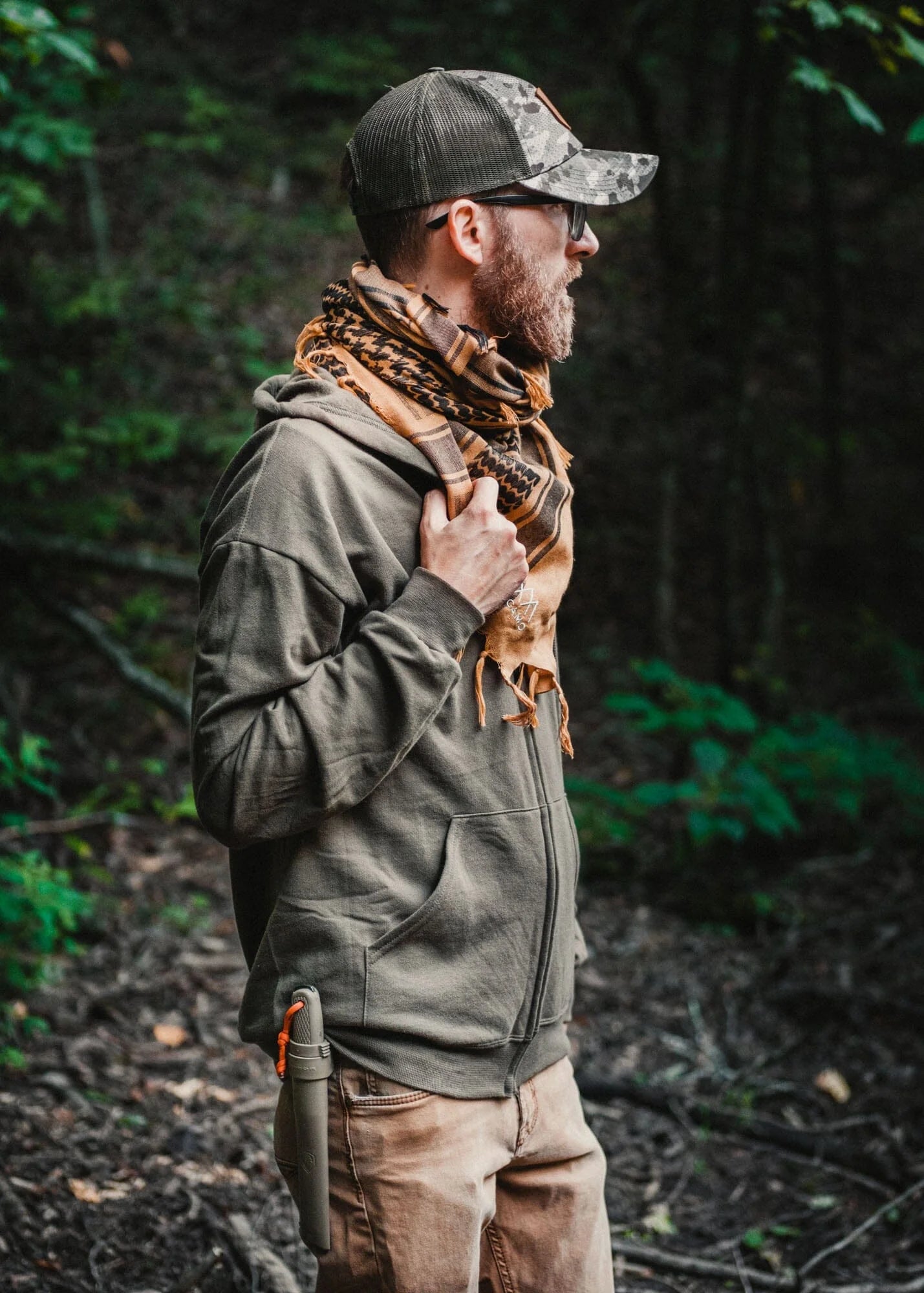 SPECIAL OPS Desert Camo Shemagh - Coyote Brown | Versatile Military Scarf