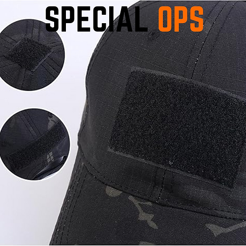 Tactical Cap - Black MultiCam | Tactical Gear India