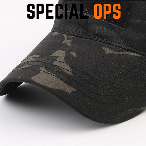 Tactical Cap - Black MultiCam | Tactical Gear India