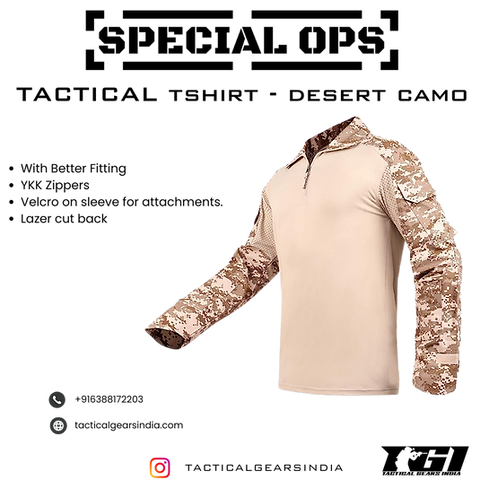 Tactical Tshirt - Desert Camo - SPECIAL OPS
