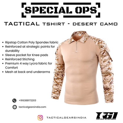 Tactical Tshirt - Desert Camo - SPECIAL OPS