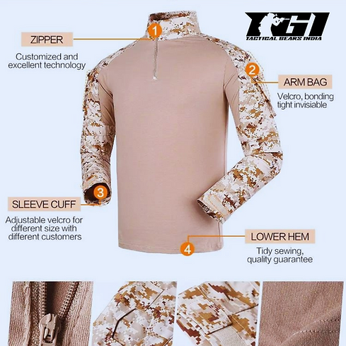 Tactical Tshirt - Desert Camo - SPECIAL OPS