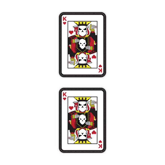 King Of Heart Playing Card Sticker
